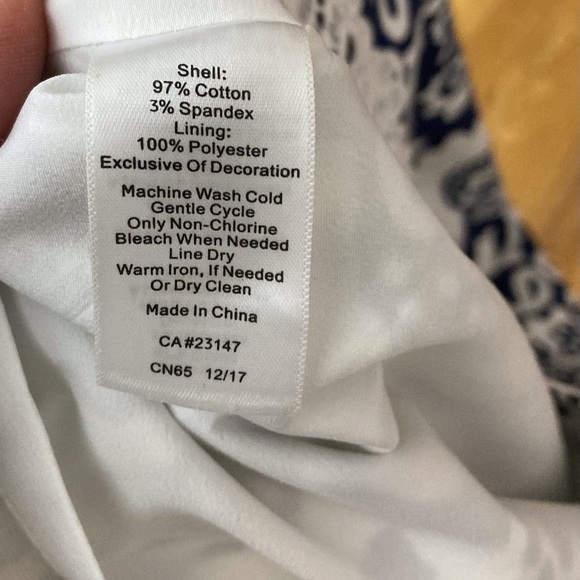 Talbots Pencil Skirt with Lace Trim - Picture 6 of 6